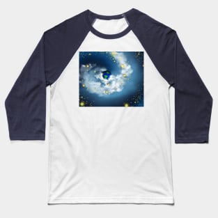 The World In His Hands Space Baseball T-Shirt